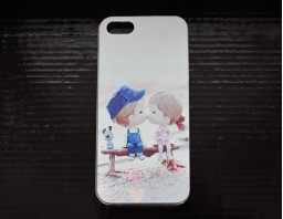 Чехол-бампер для iPhone 5S/5 "Влюбленная парочка"