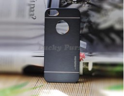 Чехол-бампер для iPhone 5S/5 motomo (темно-серый)