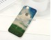 Тонкий чехол из гибкого пластика для iPhone 5S/5 с красивым пейзажем гора в облаках
