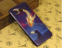 Чехол-бампер для Samsung Galaxy A8 "Gold fish"