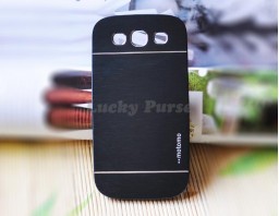 Чехол-бампер для Galaxy S3 I9300 motomo (темно-серый)